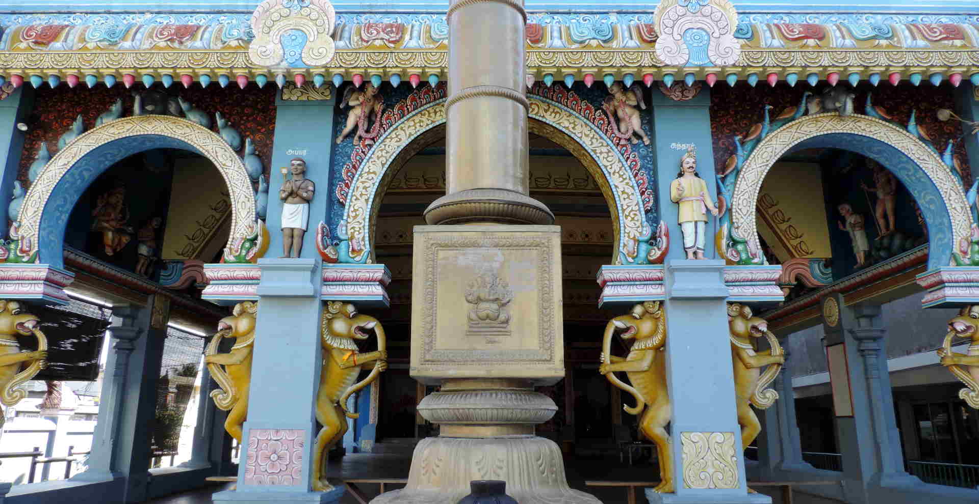 Temple tamoul à Grand Baie