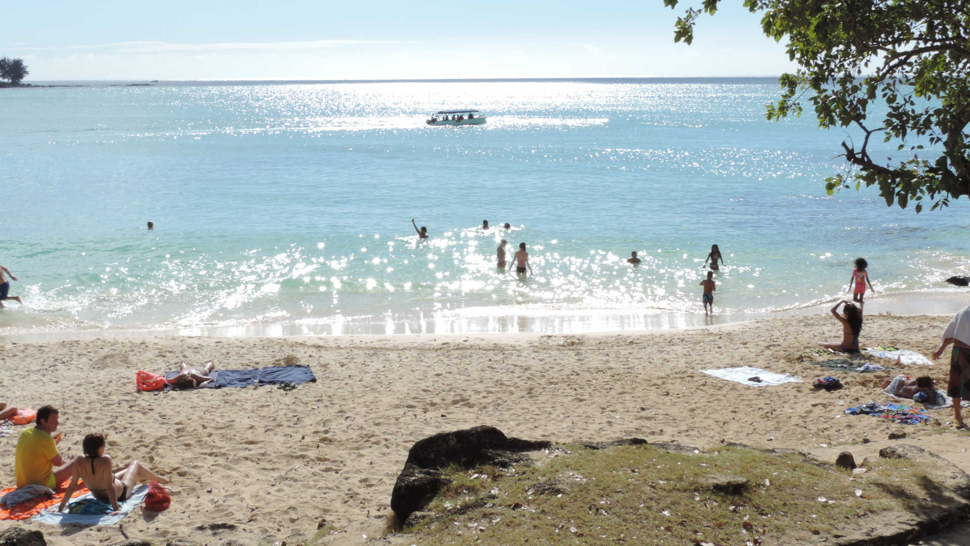 Playa de la Cuvete en Grand Baie, Mauricio