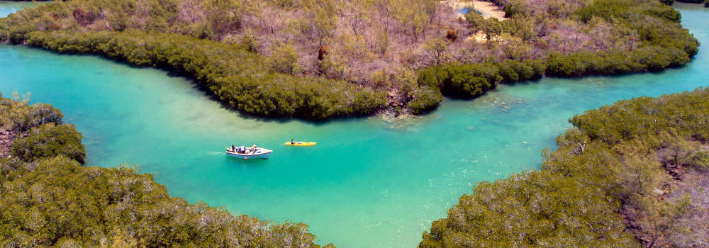 Kayak et randonnée à l'île d'Ambre