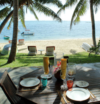 Breakfast at Bungalow Tikaz in Mauritius